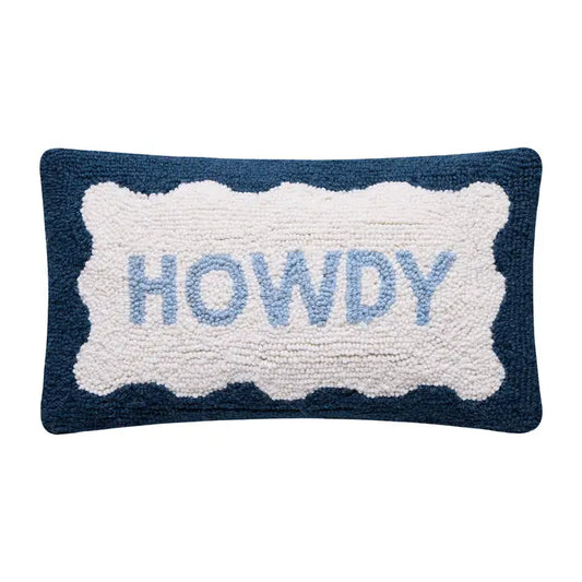 Blue Howdy Cushion PRE ORDER