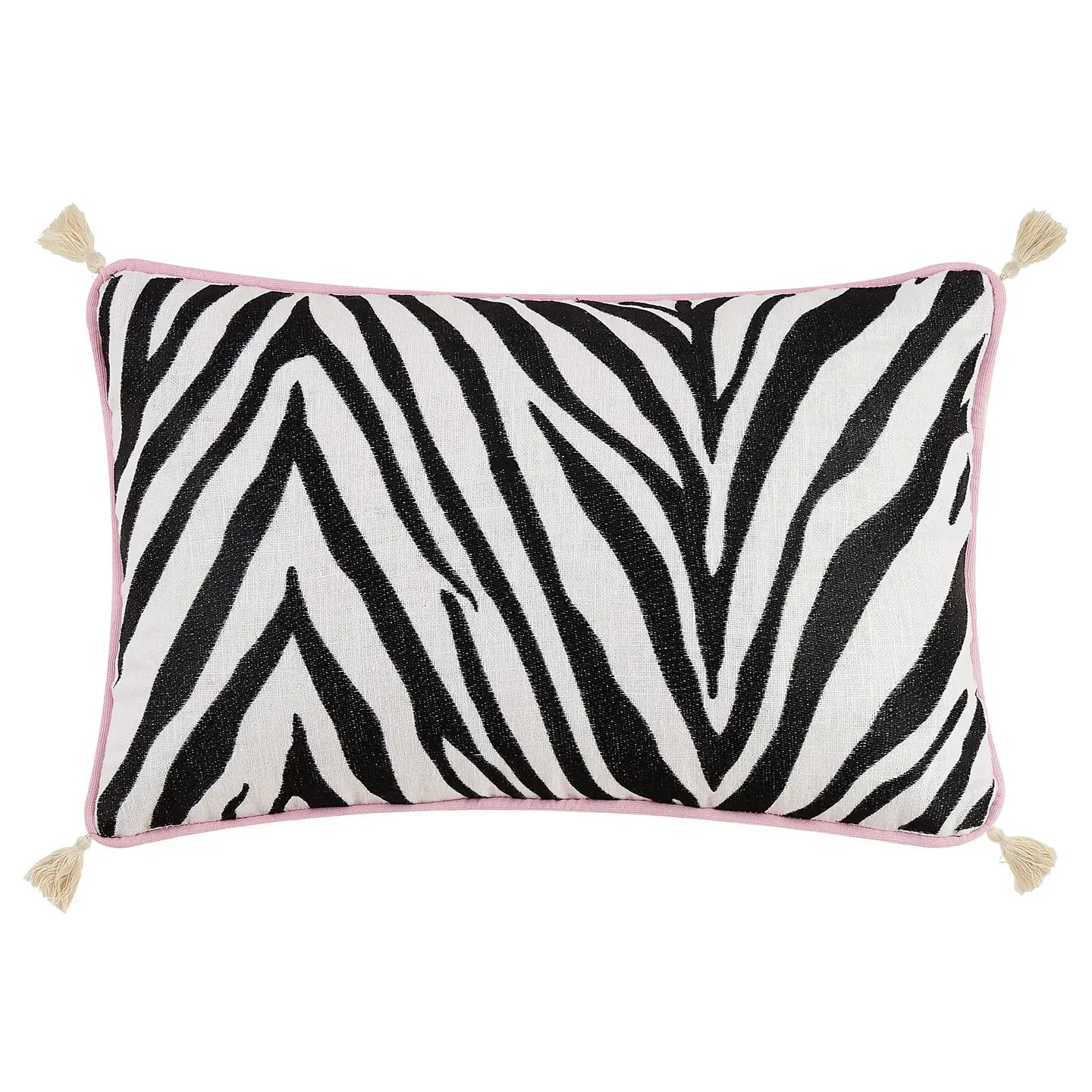 Zebra Striped Cushion