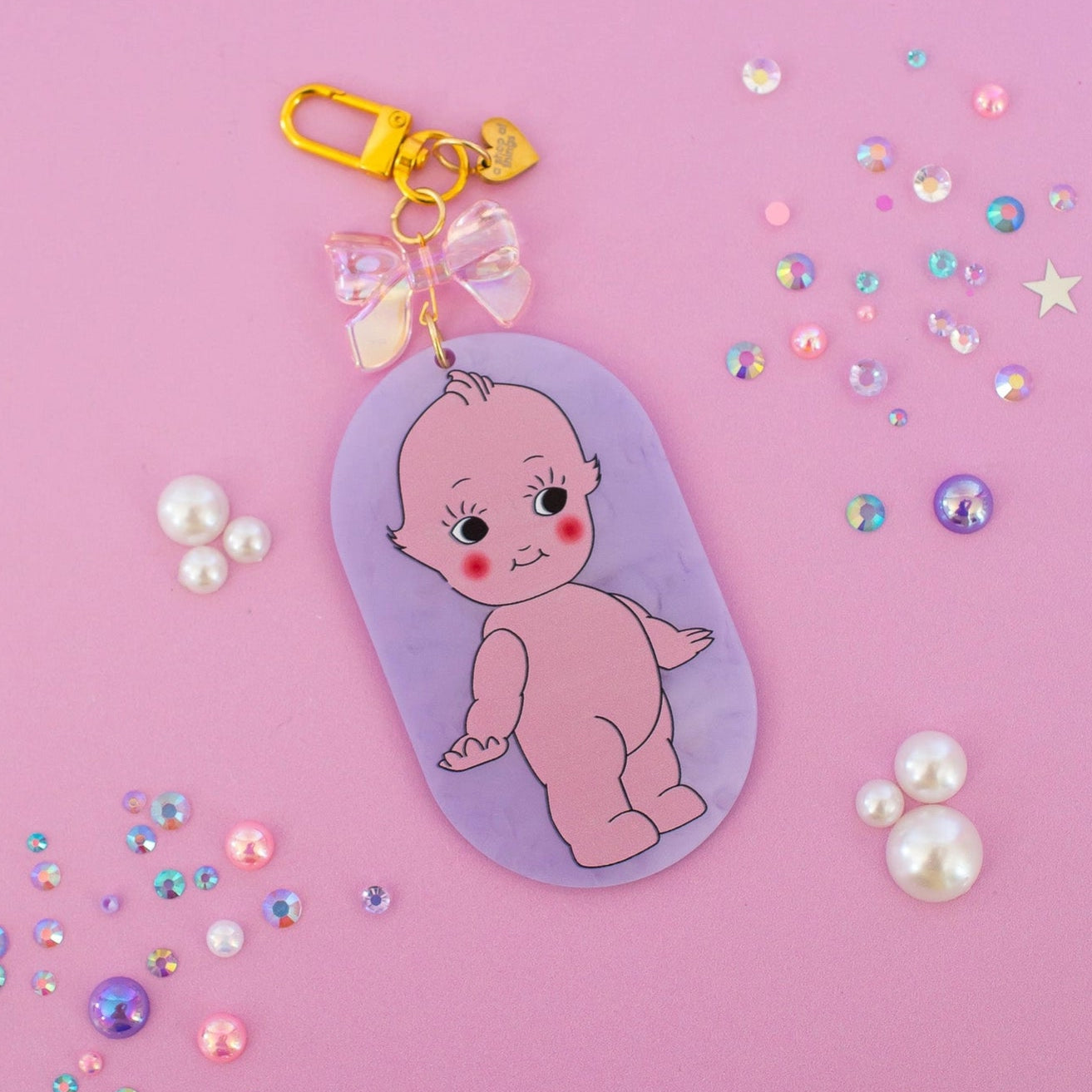 Cute Kewpie Keychain