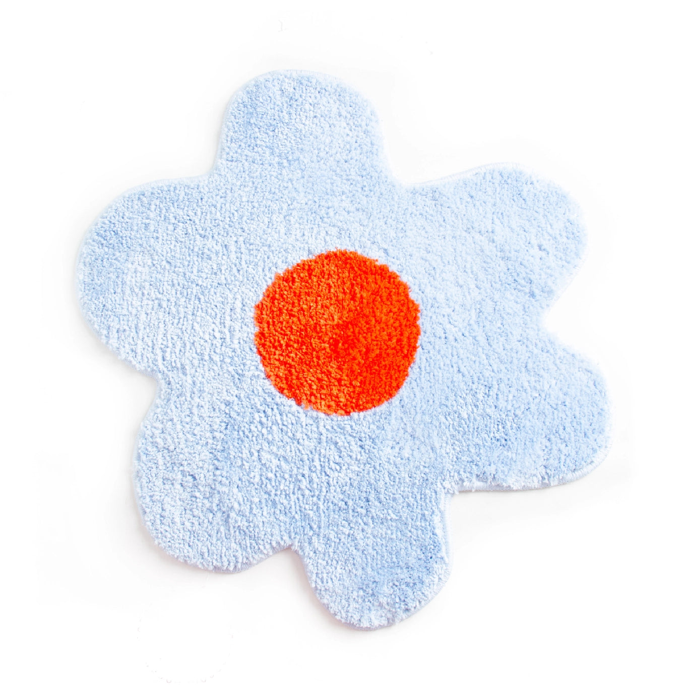 Baby Blue Flower Rug