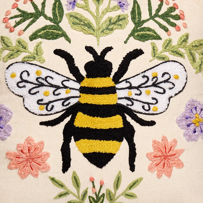 Floral Bee Cushion DECEMBER PRE ORDER