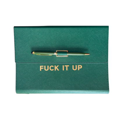 Fuck It Up Vegan Leather Journal