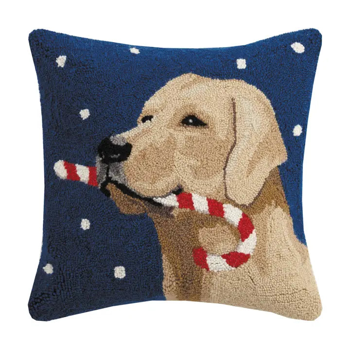 Candy Cane Lab Cushion PRE ORDER