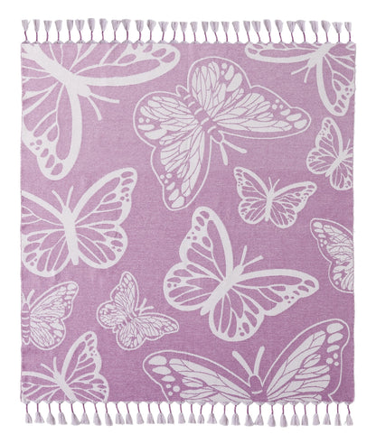 Lilac Butterfly Throw Blanket PRE ORDER