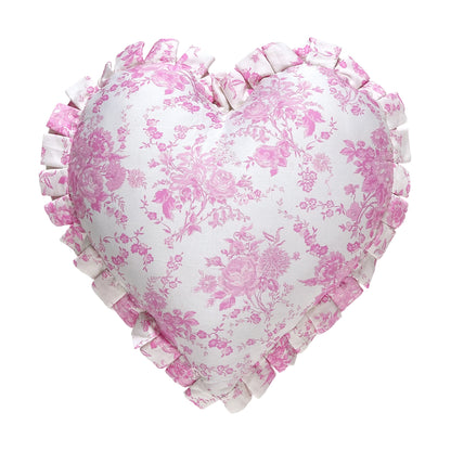Toile Heart Cushion JANUARY PRE ORDER