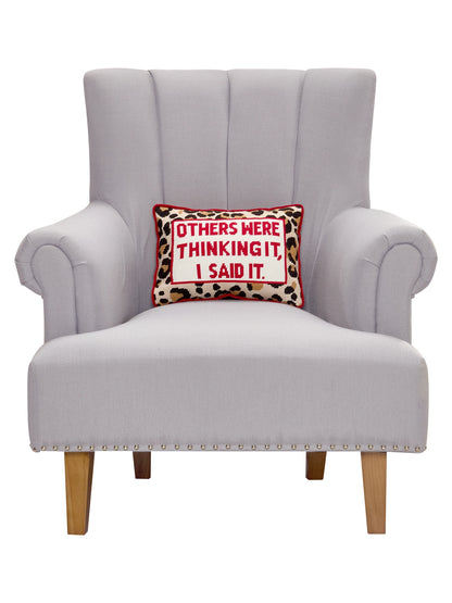 Others Were Thinking It Embroidered Cushion PRE ORDER