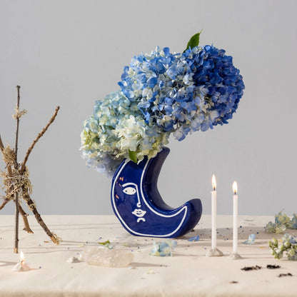 Blue Moon Vase