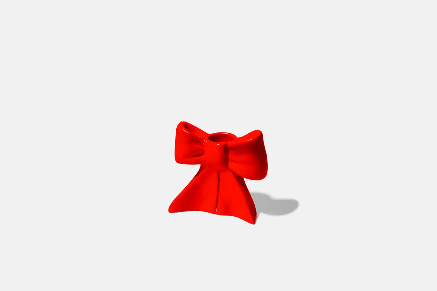 Red Bow Single Candle Holder PRE ORDER