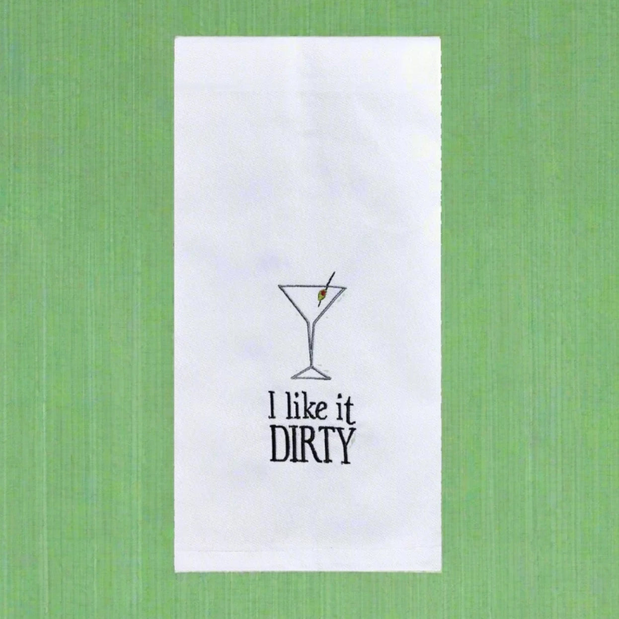 I Like It Dirty Dish Towel