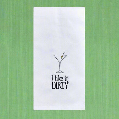 I Like It Dirty Dish Towel