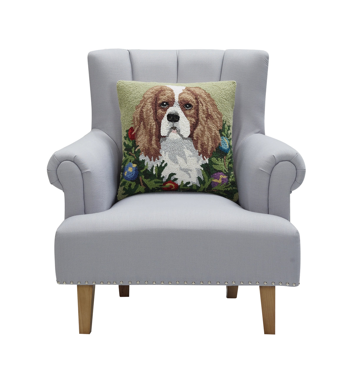 Holiday Cavalier Cushion PRE ORDER