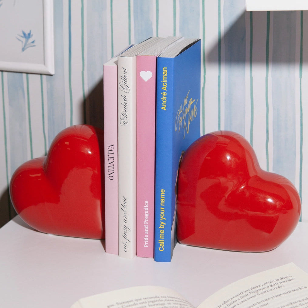 Love Heart Bookends