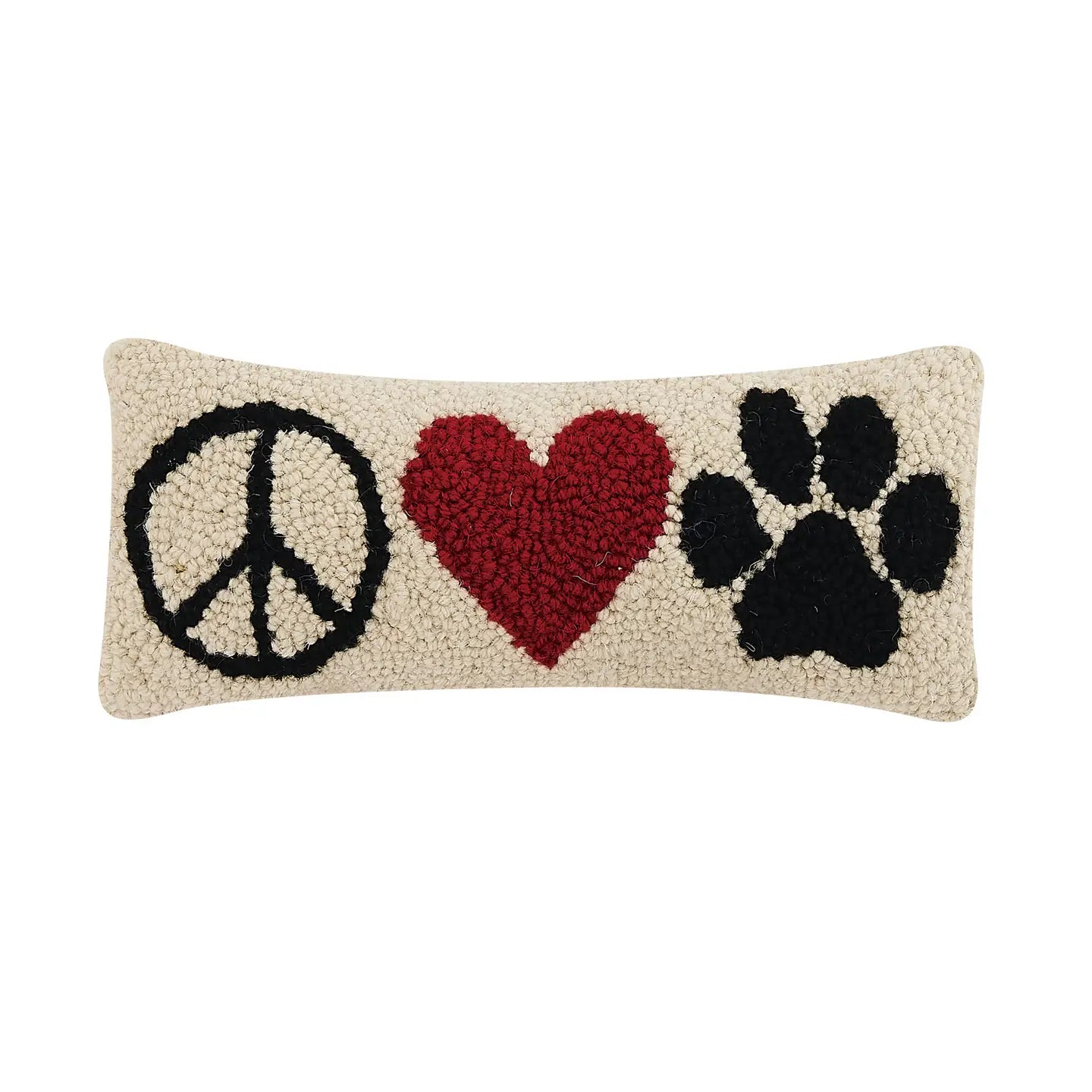 Peace Love Paws Small Cushion