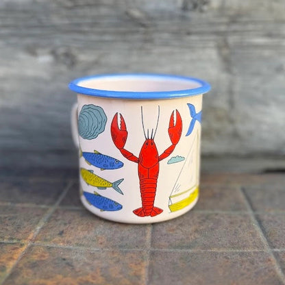 Salty Seas Enamel Mug PRE ORDER