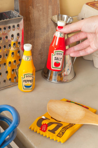 Ketchup & Mustard S & P Shakers