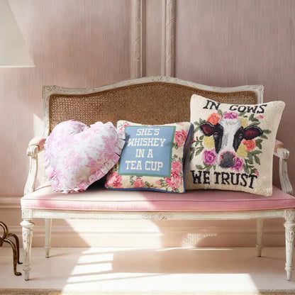 In Cows We Trust Cushion JANUARY PRE ORDER