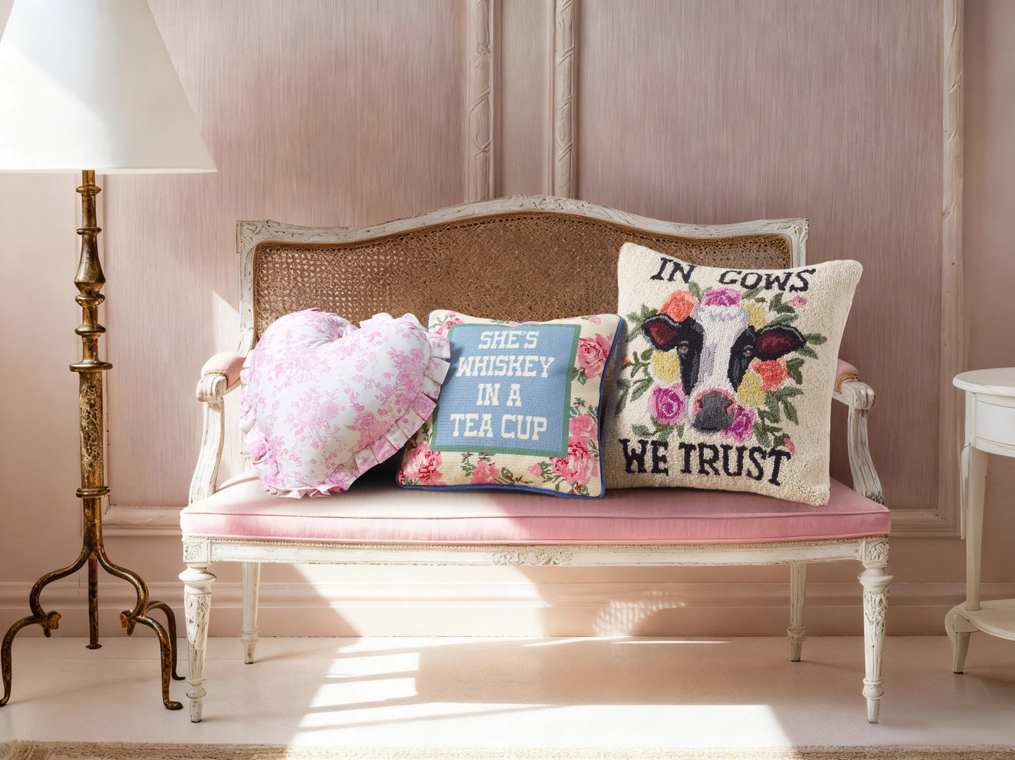 In Cows We Trust Cushion  PRE ORDER