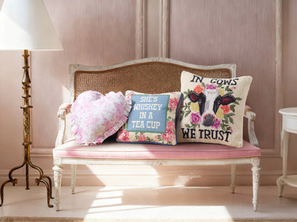 In Cows We Trust Cushion  PRE ORDER