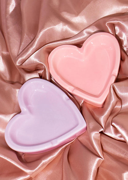 Pastel Pink Heart Tray