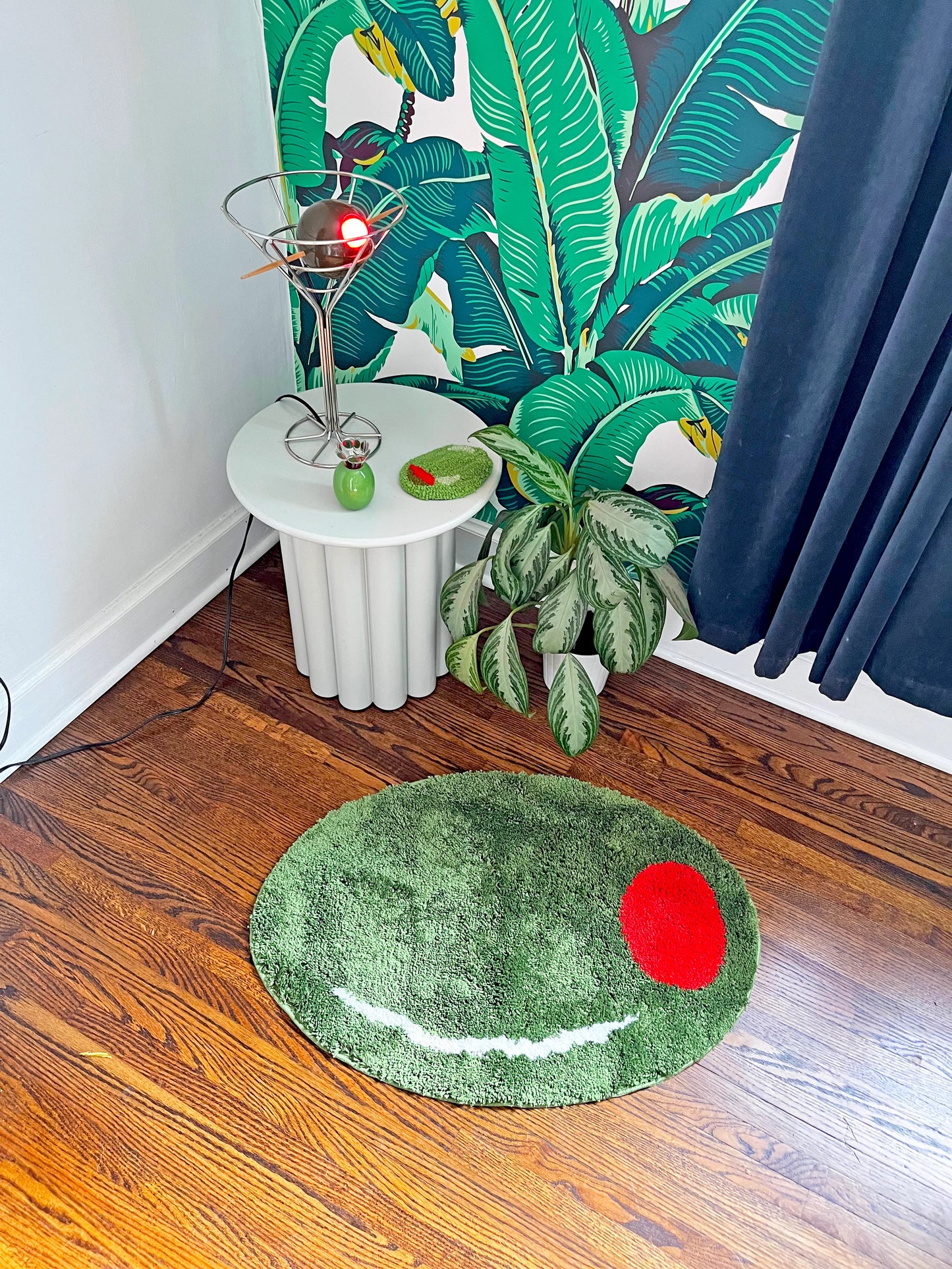 I Like It Dirty Olive Rug – The Milkbar Collective