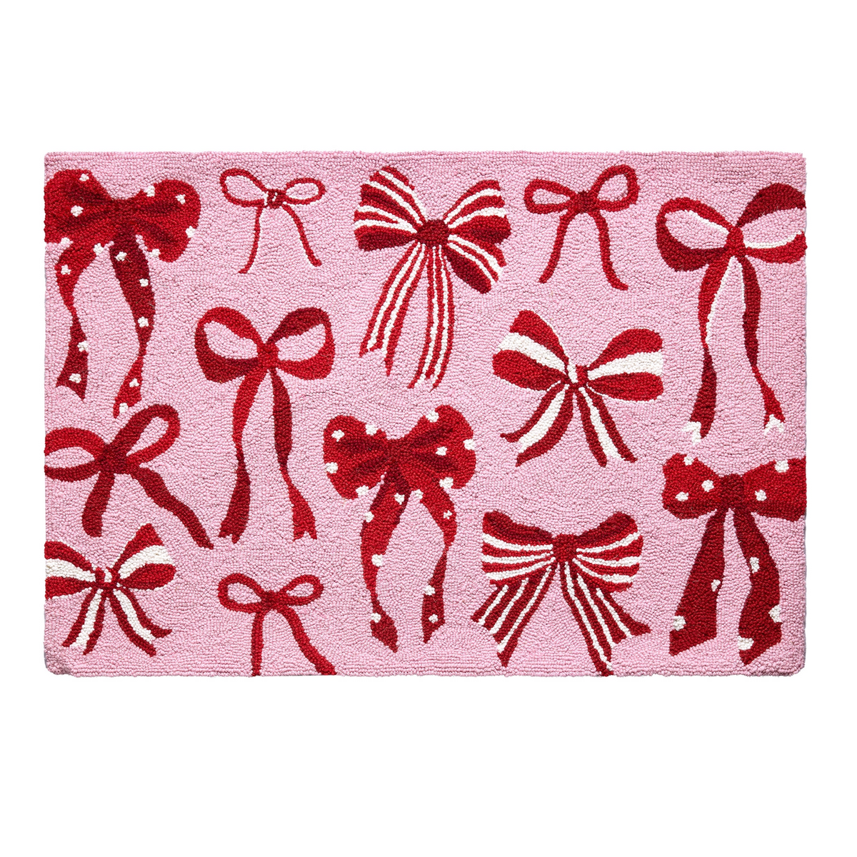 Pink & Red Bow Rug PRE ORDER