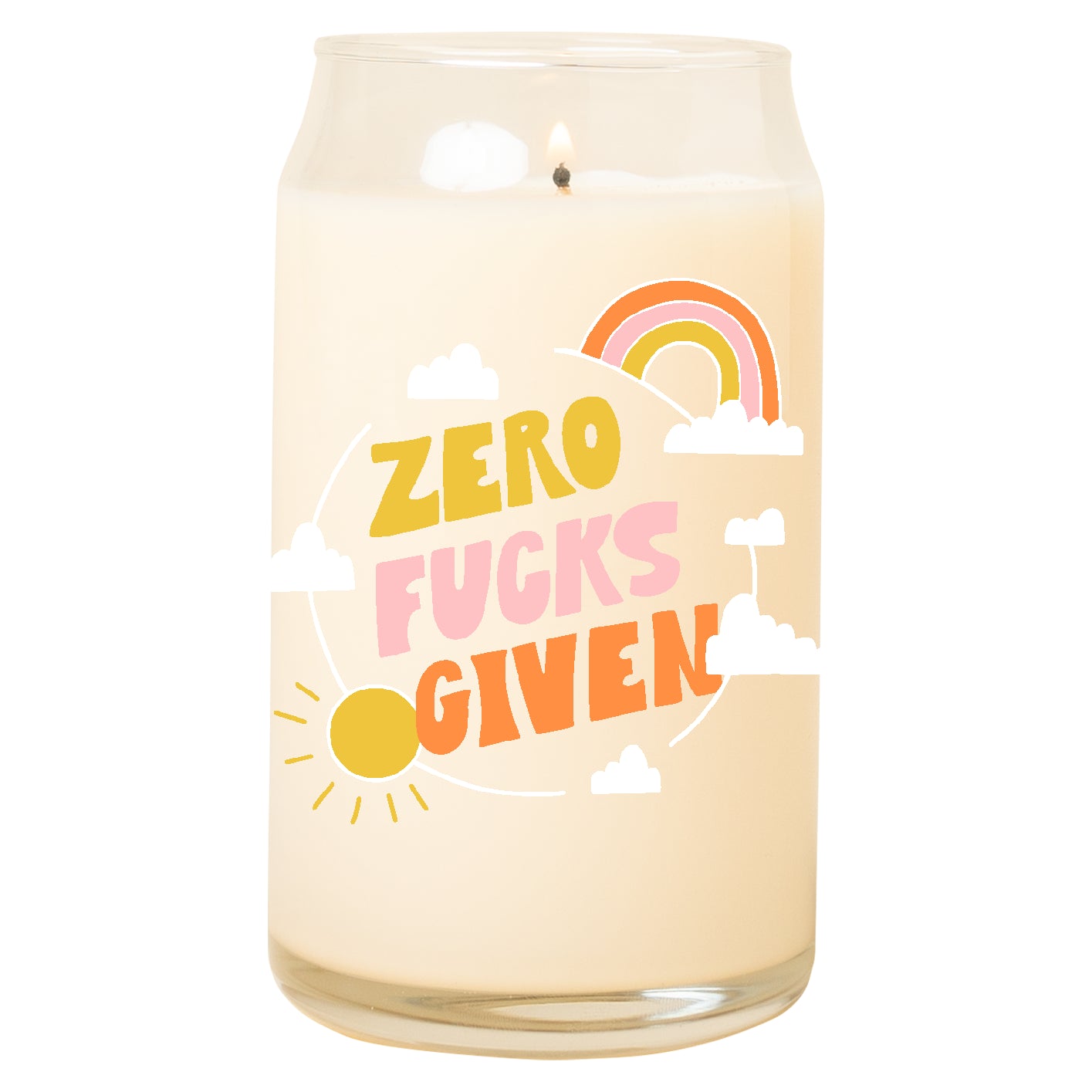 Zero Fucks Candle