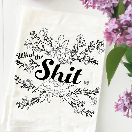 What The Shit Dish Towel