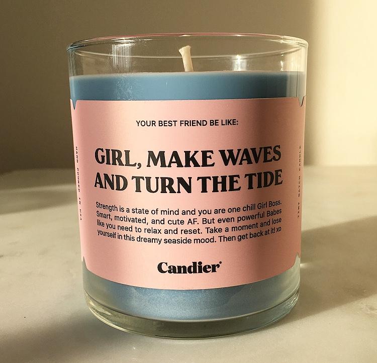 Waves Candle