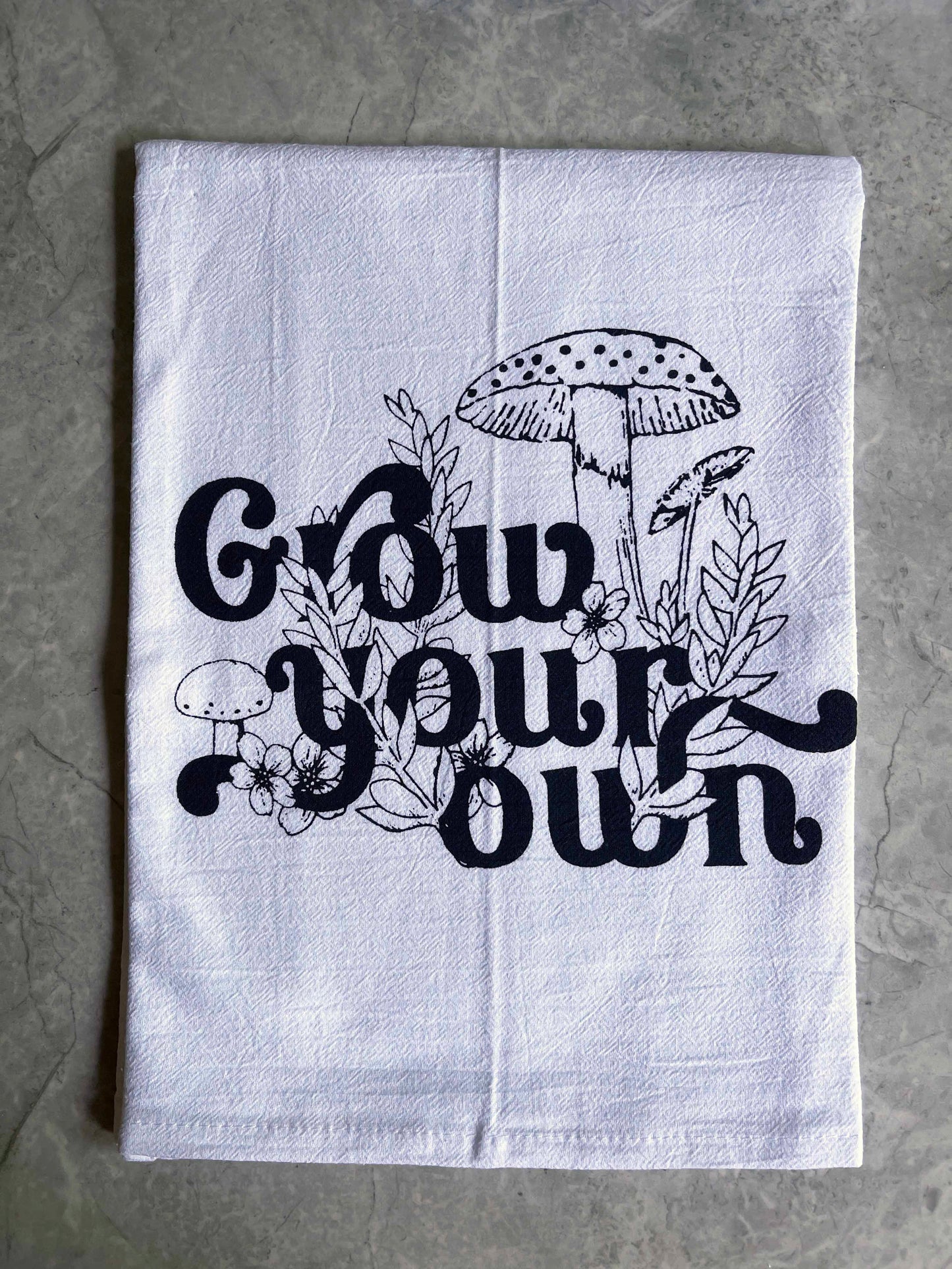 Grow Mushroom Dish Towel