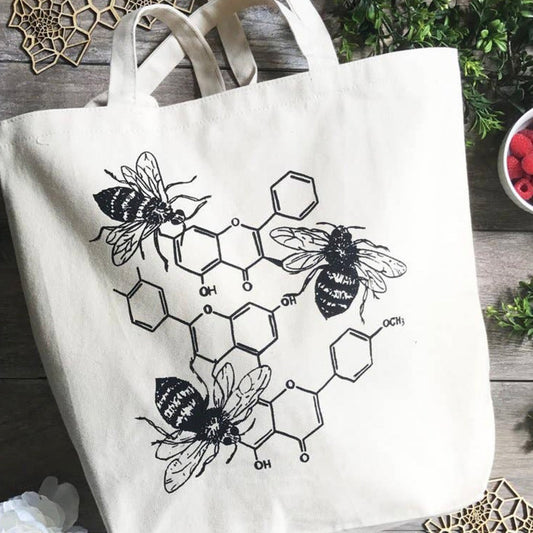 Honey Chemistry Bee Tote Bag