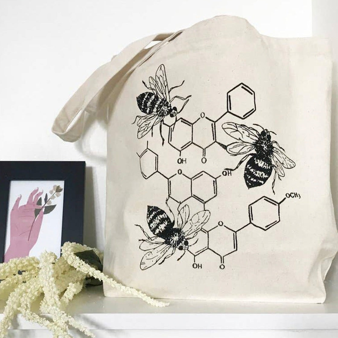 Honey Chemistry Bee Tote Bag